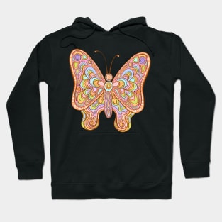 Rainbow vintage butterfly Hoodie